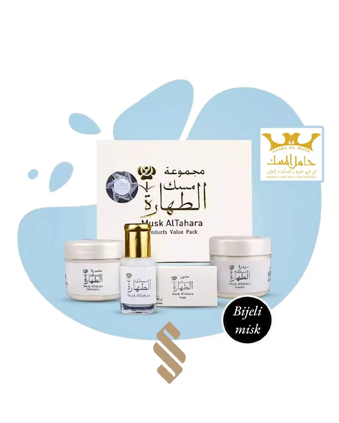 Tahara set - Bijeli misk